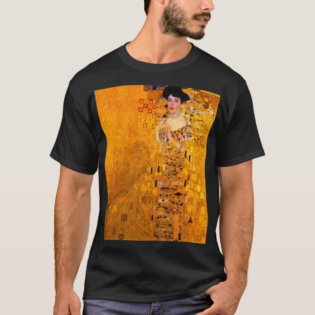 Camiseta Retrato de Gustav Klimt de Adele Bloch Bauer (Anverso)
