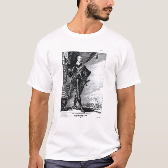 Camiseta Retrato de Gustavus Adolphus el grande (Anverso)