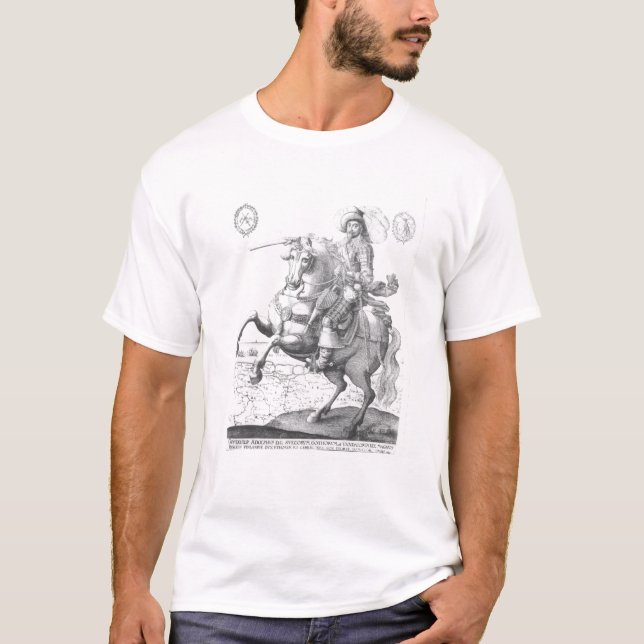 Camiseta Retrato de Gustavus Adolphus II (Anverso)