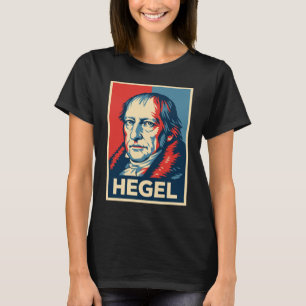 Camiseta Retrato de Hegel Pop Art