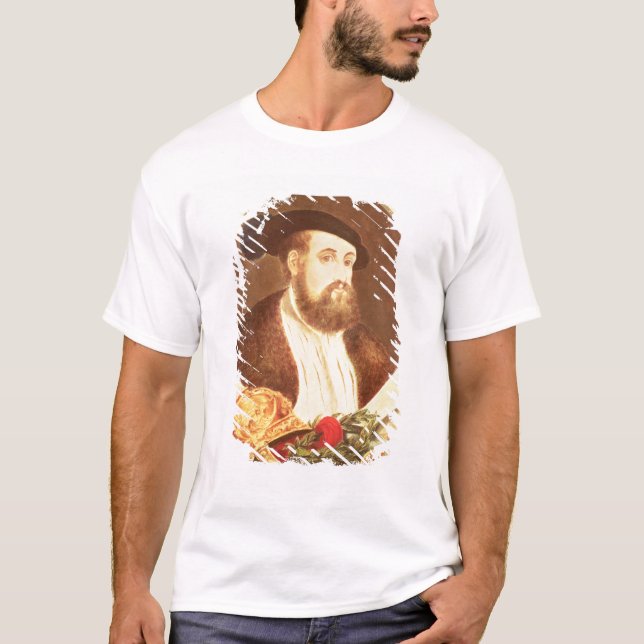 Camiseta Retrato de Hernan Cortes (Anverso)