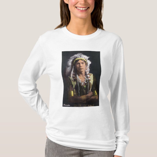 Camiseta Retrato de Hiawatha (Anverso)