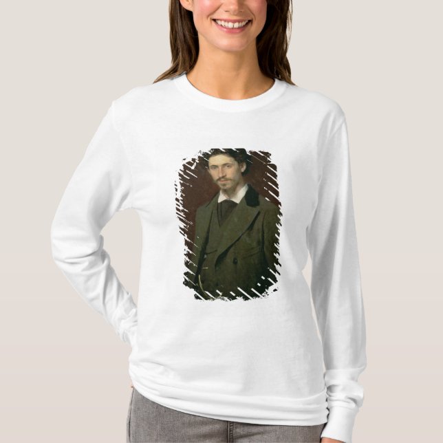 Camiseta Retrato de Ilya Efimovich Repin, 1876 (Anverso)
