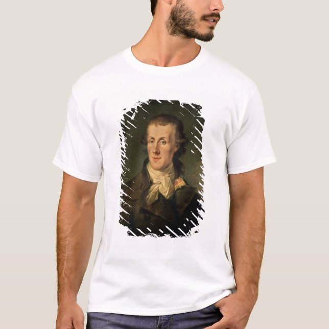 Camiseta Retrato de Jacques Pedro Brissot (Anverso)