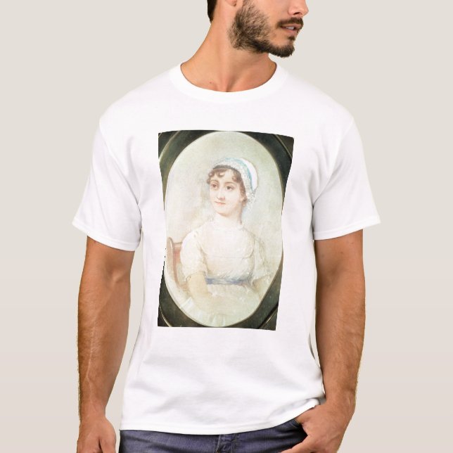 Camiseta Retrato de Jane Austen (Anverso)