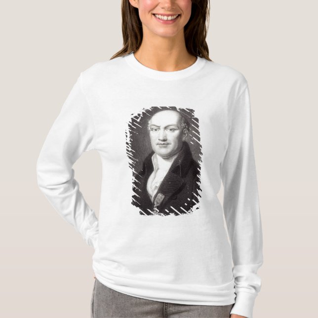 Camiseta Retrato de Jean Baptiste José Delambre (Anverso)