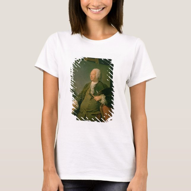 Camiseta Retrato de Jean-Baptiste Oudry (1686-1755) c.1753 (Anverso)