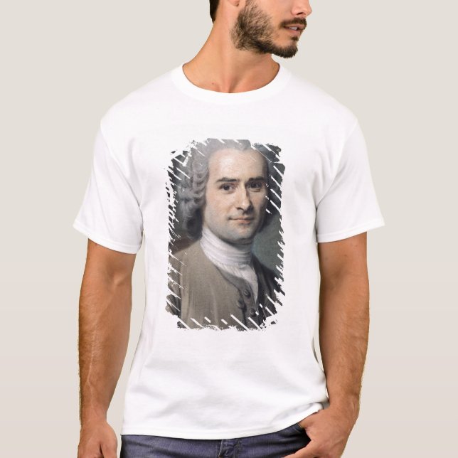 Camiseta Retrato de Jean-jacques Rousseau (Anverso)