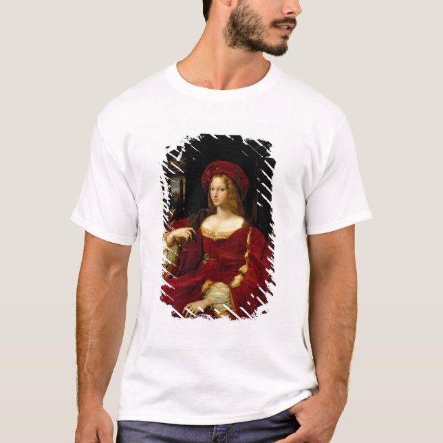 Camiseta Retrato de Jeanne de la esposa de Aragón (Anverso)