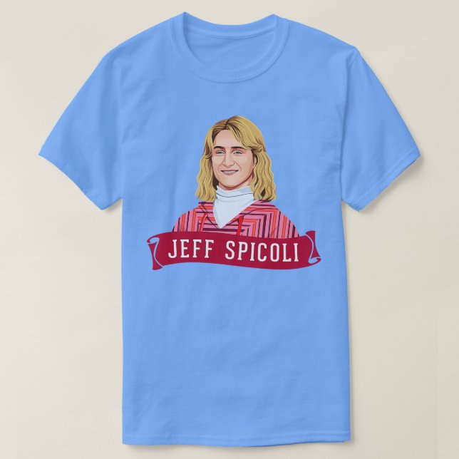 Camiseta Retrato de Jeff Spicoli (Diseño del anverso)
