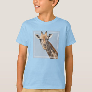 Camiseta Retrato de jirafa angoleña
