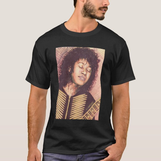 CAMISETA RETRATO DE JOAN ARMATRADING (Anverso)