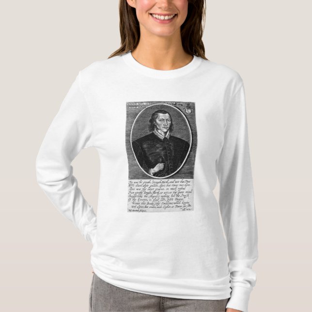 Camiseta Retrato de John Donne (Anverso)