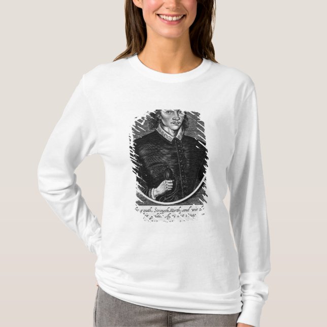 Camiseta Retrato de John Donne (Anverso)