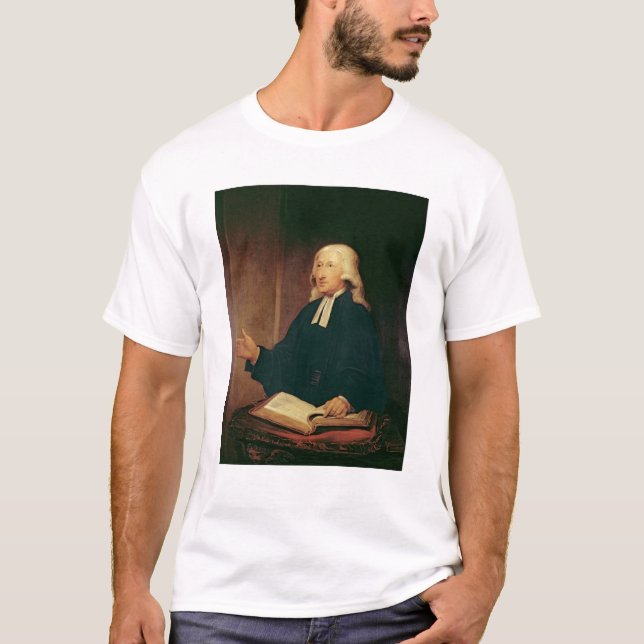 Camiseta Retrato de John Wesley 1788 (Anverso)