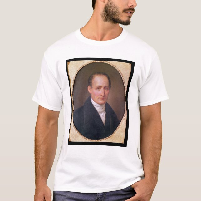 Camiseta Retrato de José Nicephore Niepce 1854 (Anverso)