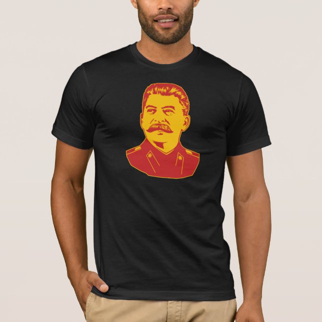 Camiseta Retrato de Joseph Stalin (Anverso)