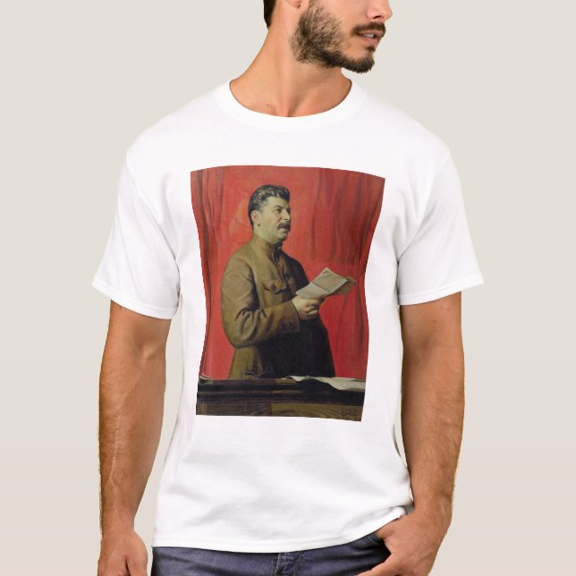 Camiseta Retrato de Josif Stalin, 1933 (Anverso)