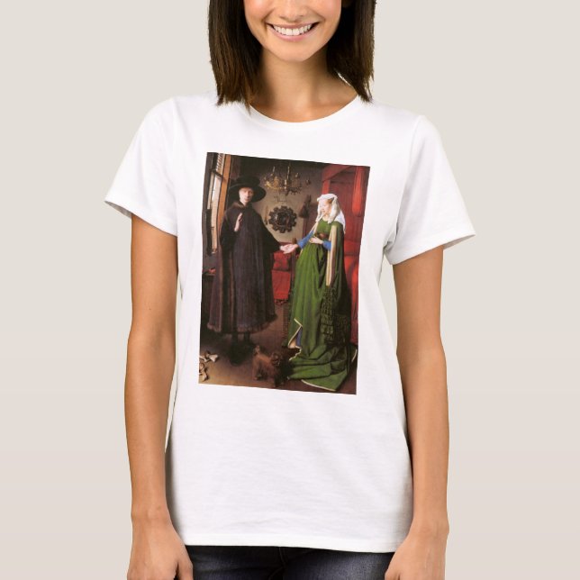Camiseta Retrato de Juan Arnolfini y su esposa (Anverso)