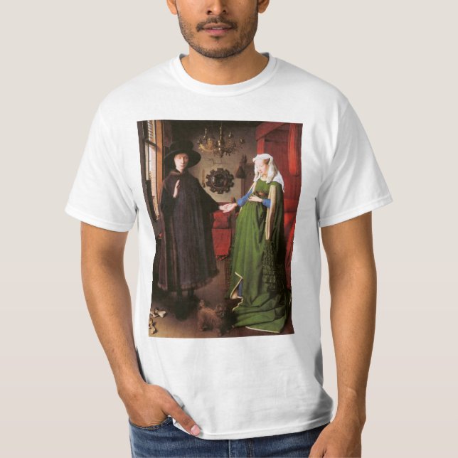 Camiseta Retrato de Juan Arnolfini y su esposa (Anverso)