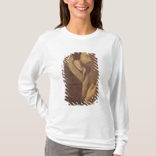 Camiseta Retrato de Juan Calvino (Anverso)
