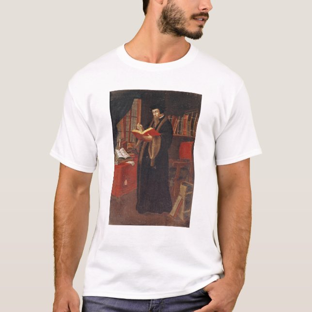 Camiseta Retrato de Juan Calvino (Anverso)