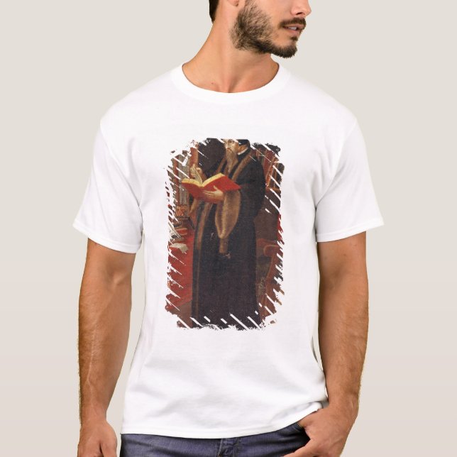 Camiseta Retrato de Juan Calvino (Anverso)