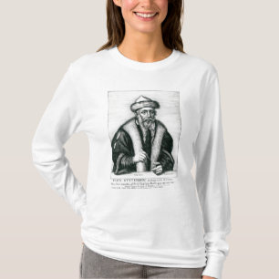 Camiseta Retrato de Juan Gutenberg