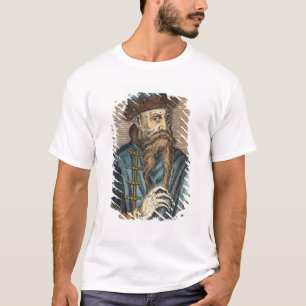 Camiseta Retrato de Juan Gutenberg 2