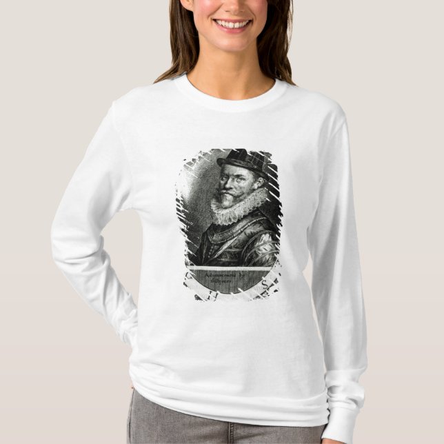 Camiseta Retrato de Juan Hawkins (Anverso)