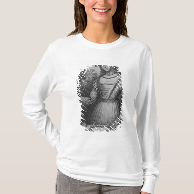 Camiseta Retrato de Juana de Arco (Anverso)