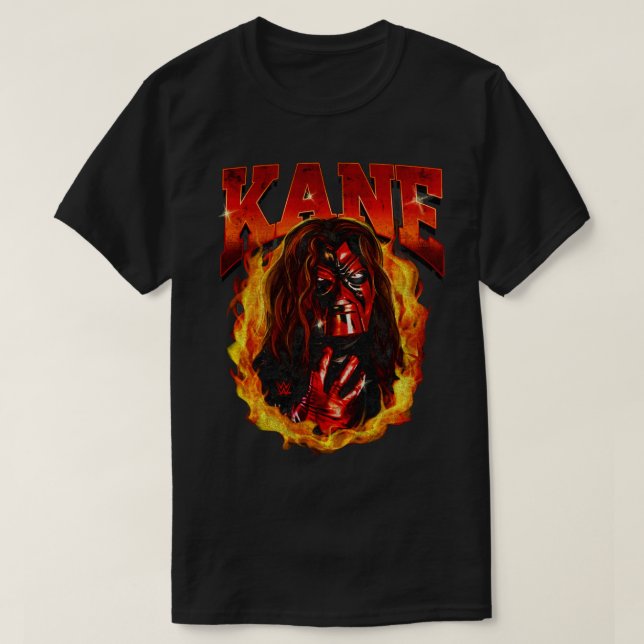 Camiseta Retrato de Kane Flames (Diseño del anverso)