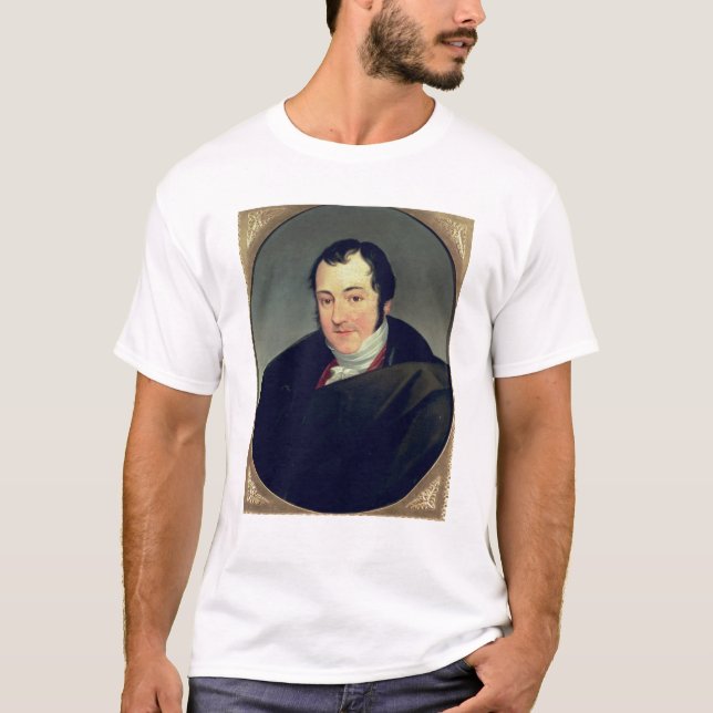 Camiseta Retrato de Karl Thomas Mozart (Anverso)