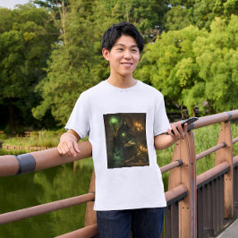 Camiseta Retrato de Kyrzon: Arte de Personaje de Fantasía O