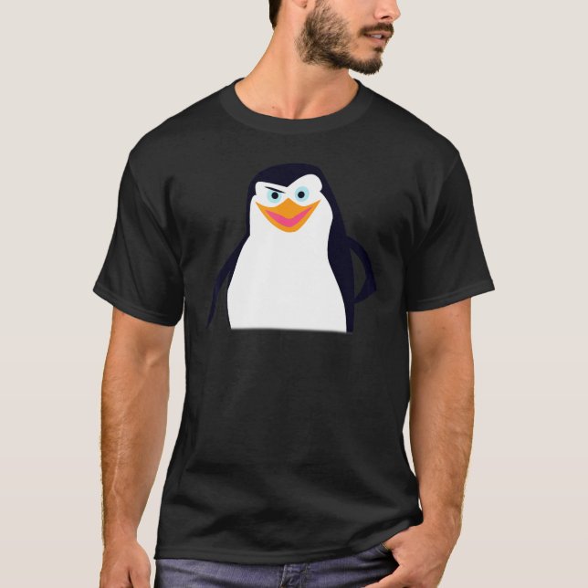Camiseta Retrato de la cara grande del esquiador de Madagas (Anverso)