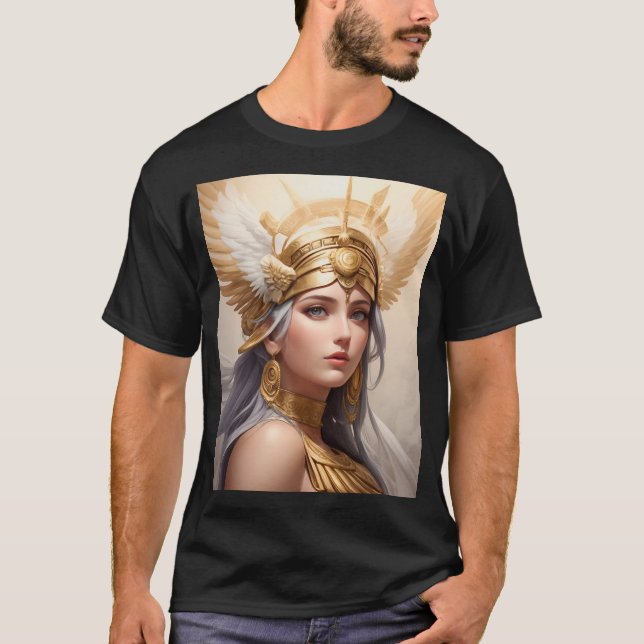 Camiseta Retrato de la diosa Atenea (Anverso)