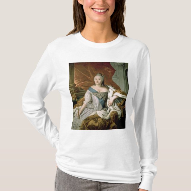 Camiseta Retrato de la emperatriz de Elizabeth Petrovna (Anverso)