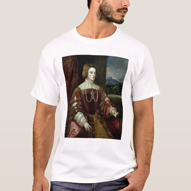 Camiseta Retrato de la emperatriz Isabel de Portugal (Anverso)