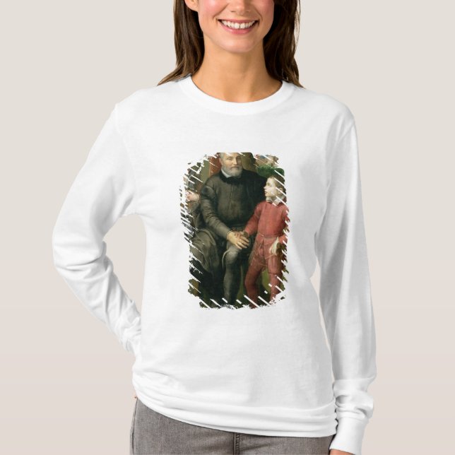 Camiseta Retrato de la familia del artista, Minerva (Anverso)