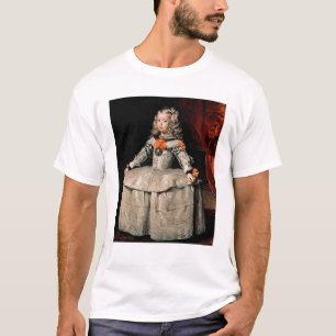 Camiseta Retrato de la infanta Margarita envejecida cinco