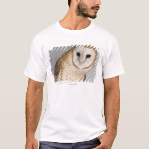 Camiseta Retrato de la lechuza común (Tyto alba).