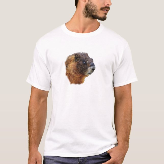 Camiseta Retrato de la marmota (Anverso)