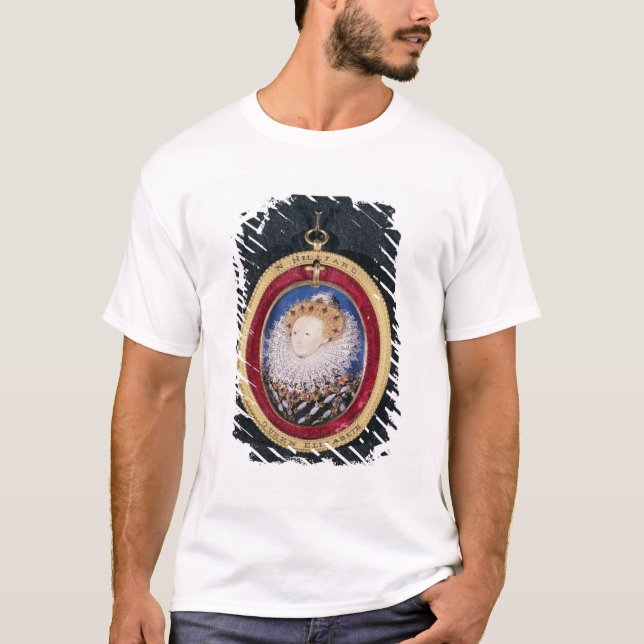 Camiseta Retrato de la reina Isabel I (con vellum) (Anverso)