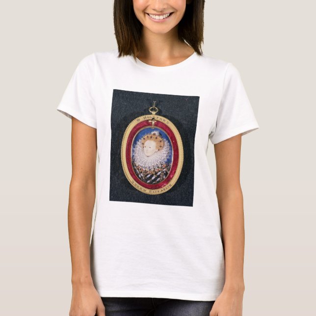 Camiseta Retrato de la Reina Isabel I (p/c sobre el vellum) (Anverso)