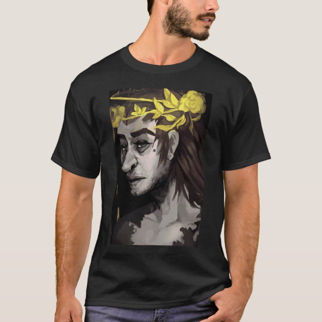 Camiseta retrato de Larry Johnson (Anverso)