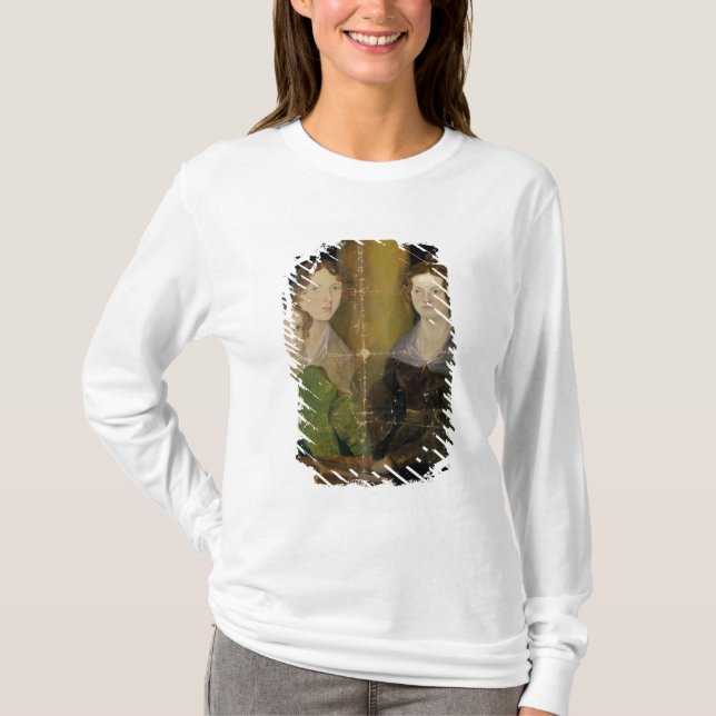 Camiseta Retrato de las hermanas de Bronte, c.1834 (Anverso)