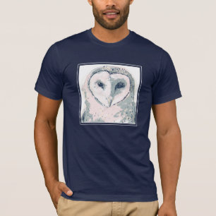 Camiseta Retrato de Lechuza Funky