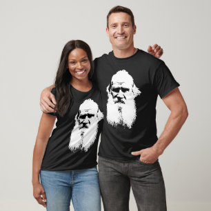 Camiseta Retrato de Leo Tolstoy