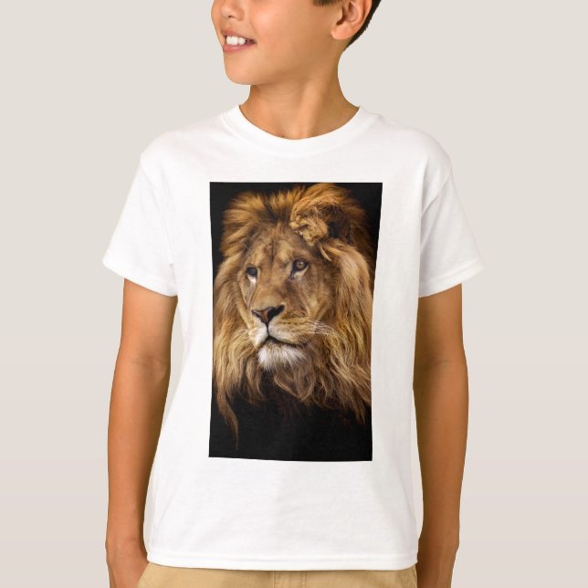 Camiseta Retrato de león (Anverso)