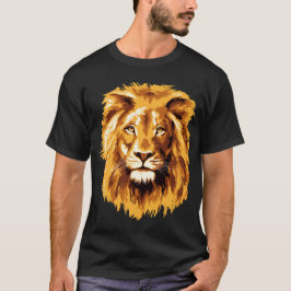 Camiseta retrato de león